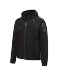 Black jacket with a zipper from adidas Men's Hydrosuit adiSS23 collection.