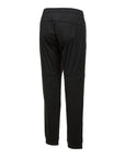Black pants on a white background, part of adidas Women's Hydrosuit.