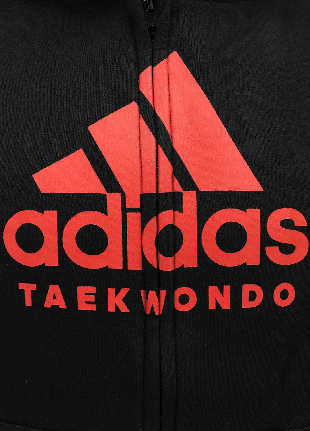 adidas Taekwondo Full Zip Hoodie (Black/Red)