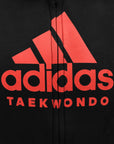 adidas Taekwondo Full Zip Hoodie (Black/Red)