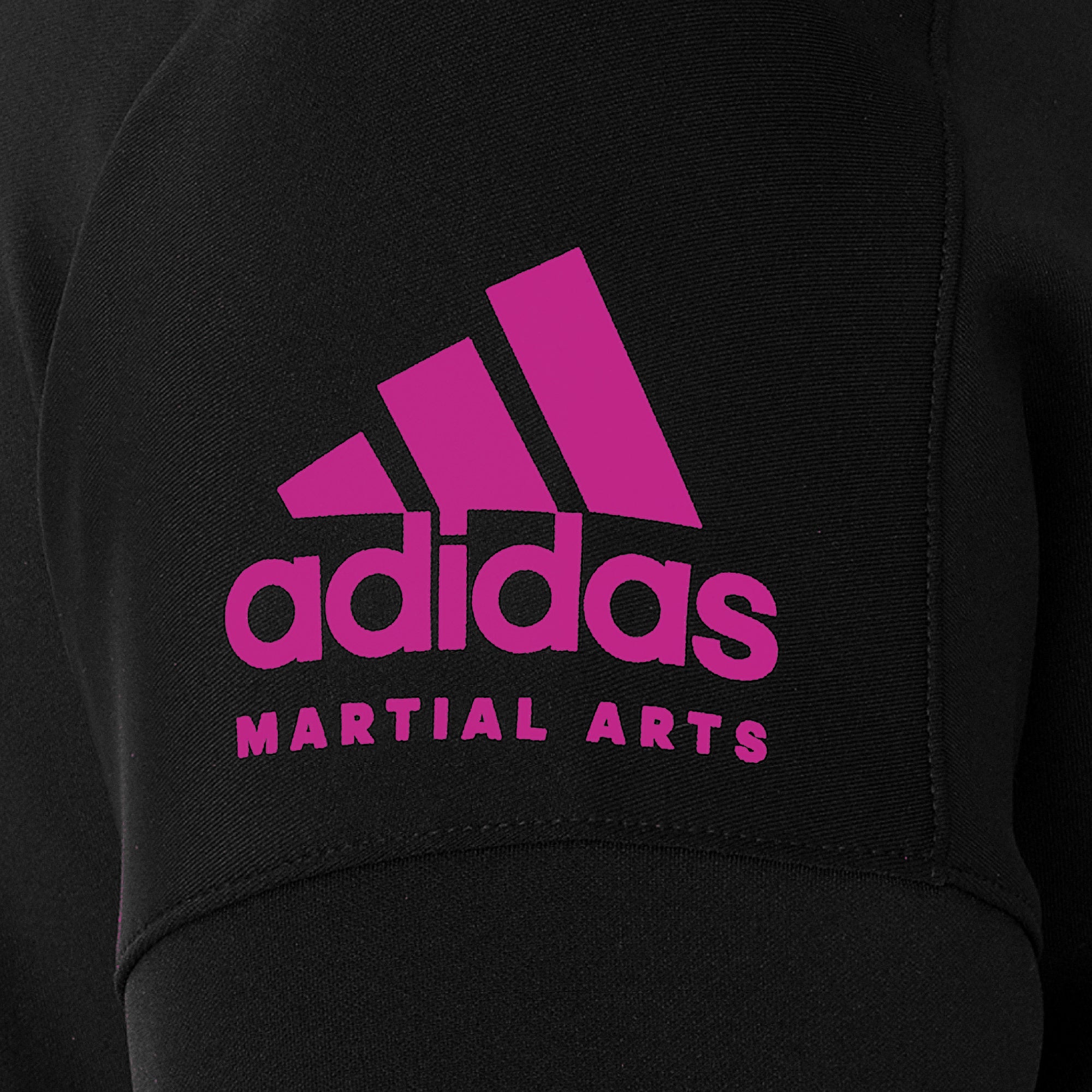 adidas Martial Arts Full Zipped Hooded Fleece Lined Sweatshirt Jacket