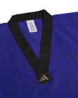 adidas Taekwondo V-Neck Uniform (TKD01)--White, Black, Red/Black, Blue/Black, Poom Trim