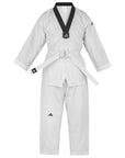 adidas Taekwondo V-Neck Uniform (TKD01)--White, Black, Red/Black, Blue/Black, Poom Trim