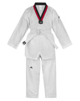 adidas Taekwondo Student Uniform--White, Black, Red/Black, Blue/Black, Poom Trim