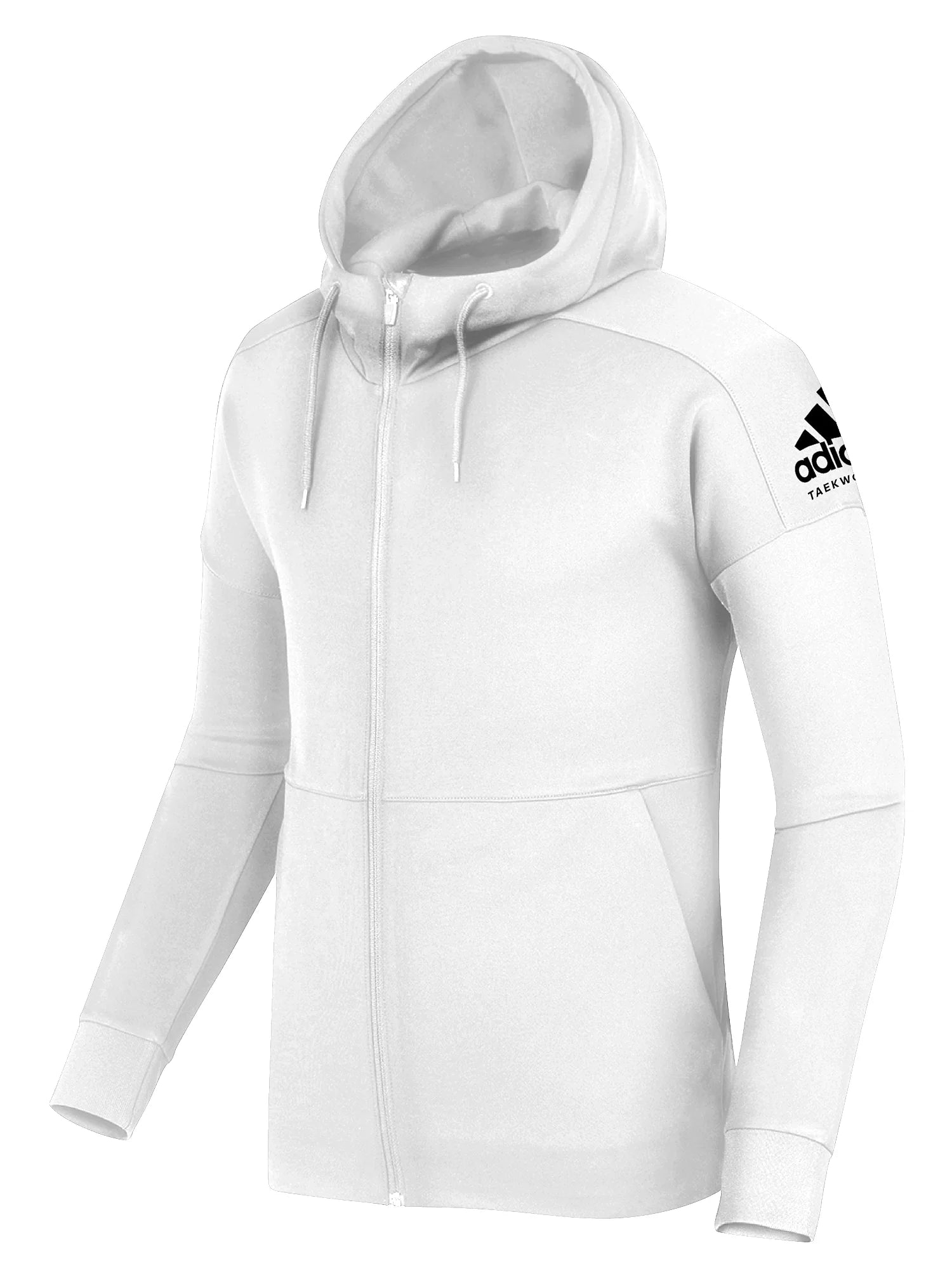 adidas Taekwondo Full Zipped Hooded Fleece Lined Jacket