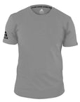 Black Adidas Combat Sports ringspun cotton shirt with a relaxed fit and a bold Adidas Combat Sports logo on the chest and sleeve.