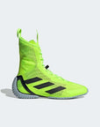 Yellow and black Speedex Ultra boxing shoe.