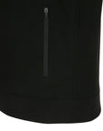Close-up of a black jacket from Adidas Boxwear bomber style collection.