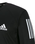 Close-up of black Adidas Boxwear Tech Long Sleeve shirt.