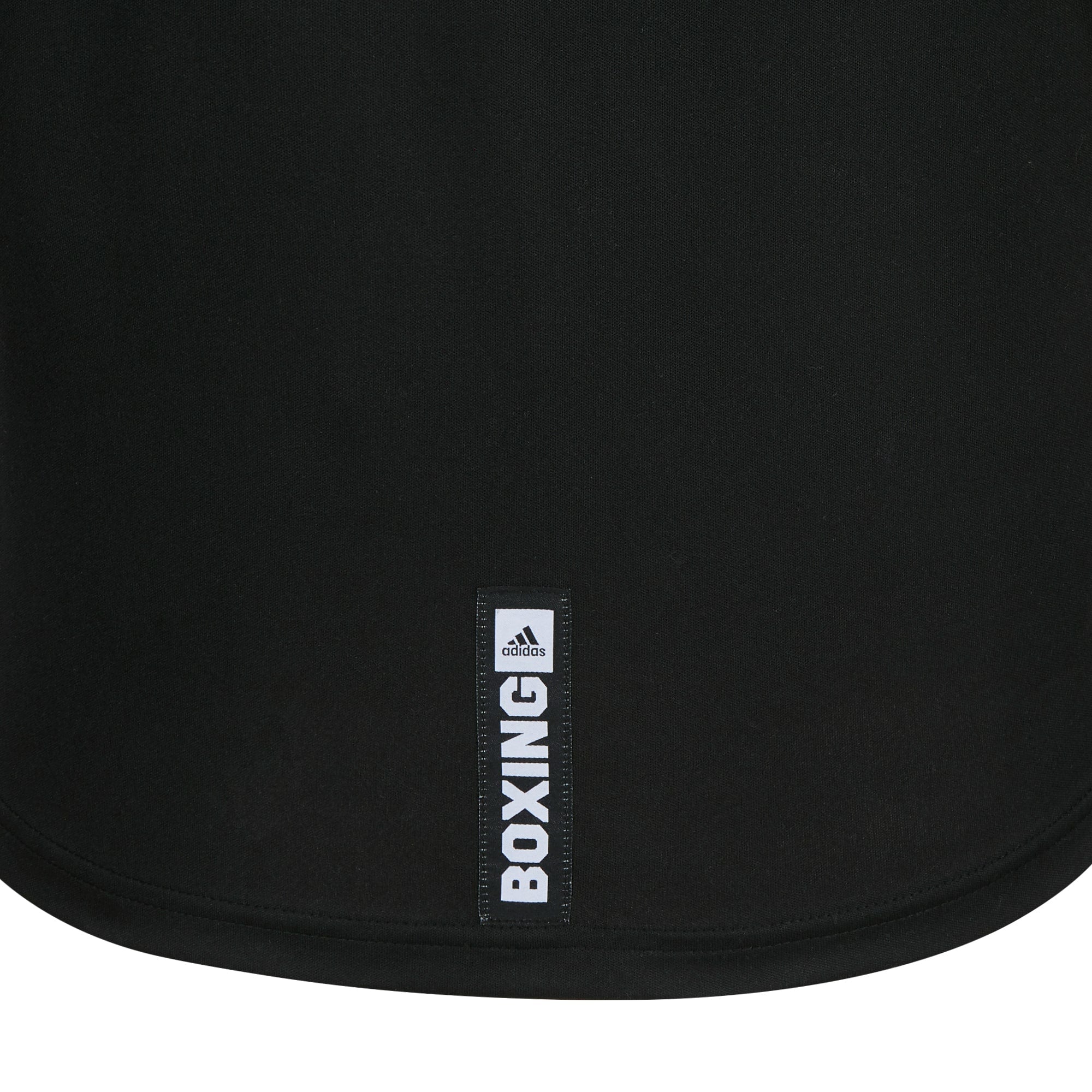 Close-up of black Adidas Boxwear Tech Long Sleeve shirt.