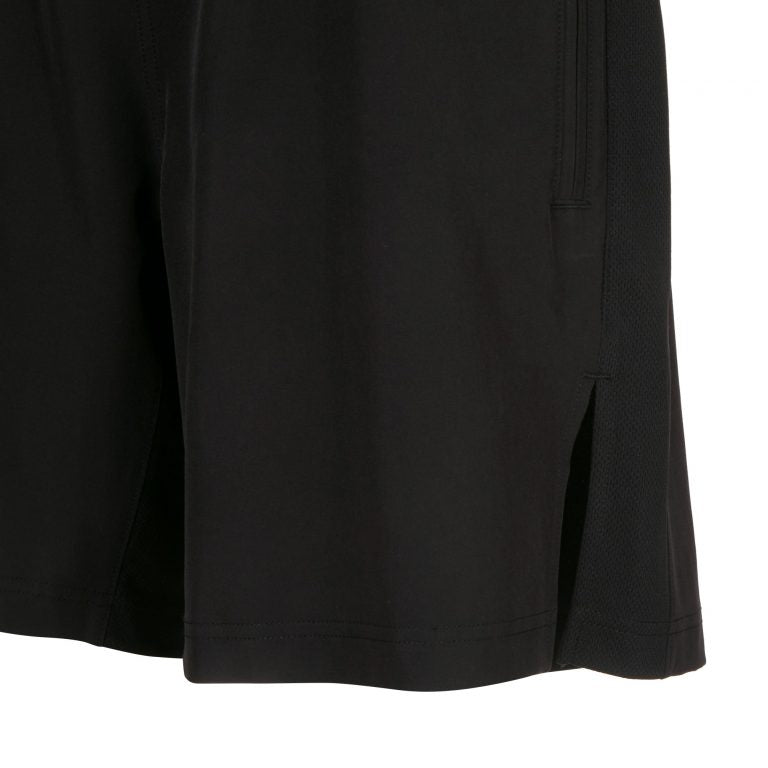 Close-up of Adidas Boxwear tech shorts in black color, size XXXL.