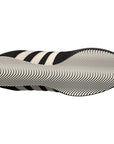 Black and white adidas BOX HOG II boxing shoe.