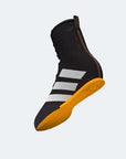 adidas Box Hog 4 Boxing Shoes - Black/Orange