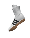 adidas Box Hog 2 boxing shoe, white colorway.