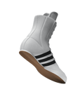 adidas Box Hog 2 boxing shoe, white colorway.
