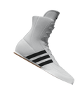 adidas Box Hog 2 boxing shoe, white colorway.