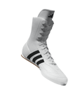 adidas Box Hog 2 boxing shoe, white colorway.