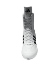 adidas Box Hog 2 boxing shoe, white colorway.