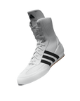 adidas Box Hog 2 boxing shoe, white colorway.