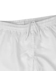 White pants with a drawstring on a white background