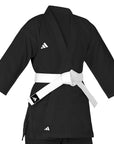 adidas Black Karate Student Uniform Ultralight, Traditional Crossover, K150