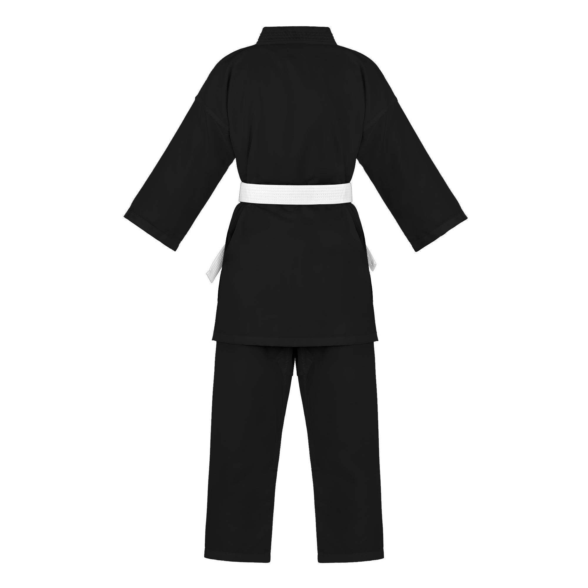 adidas Black Karate Student Uniform Ultralight, Traditional Crossover, K150