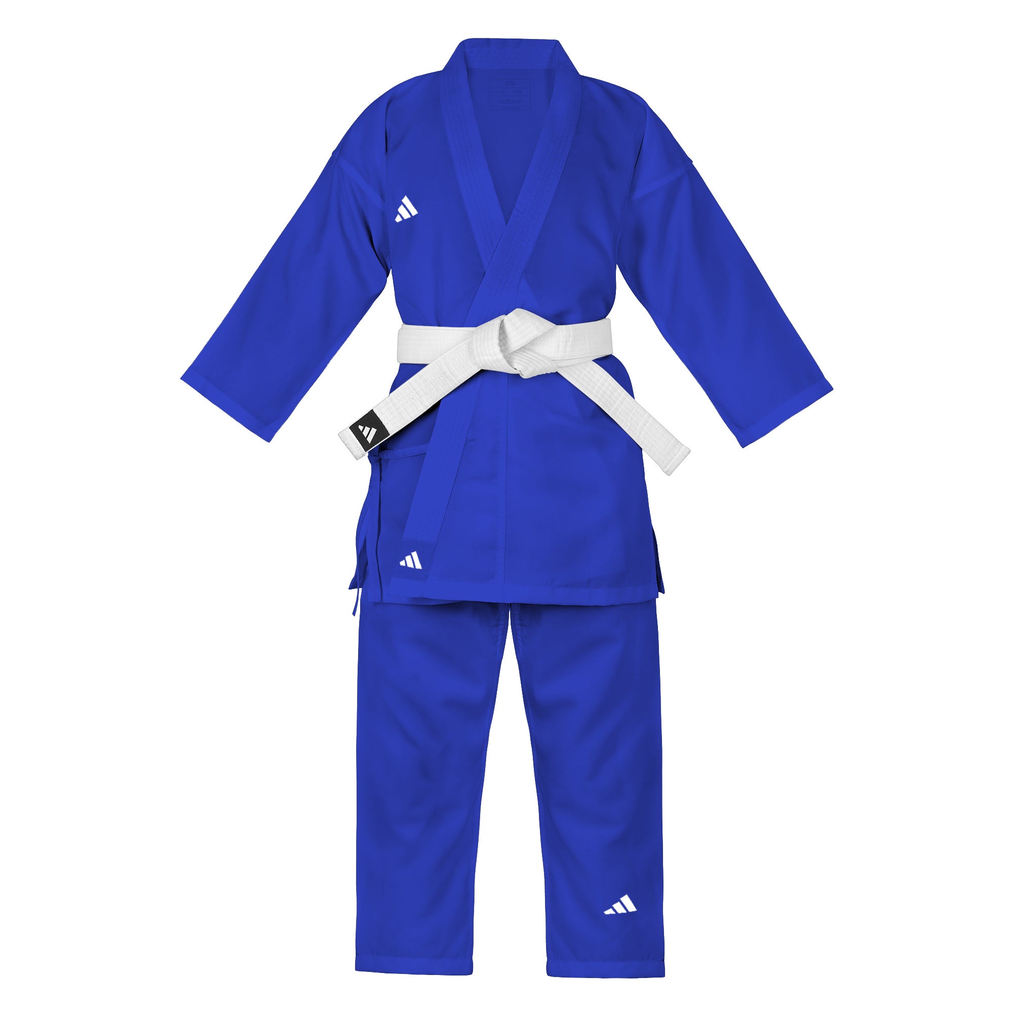 adidas Blue Karate Student Uniform Ultralight, Traditional Crossover, K150