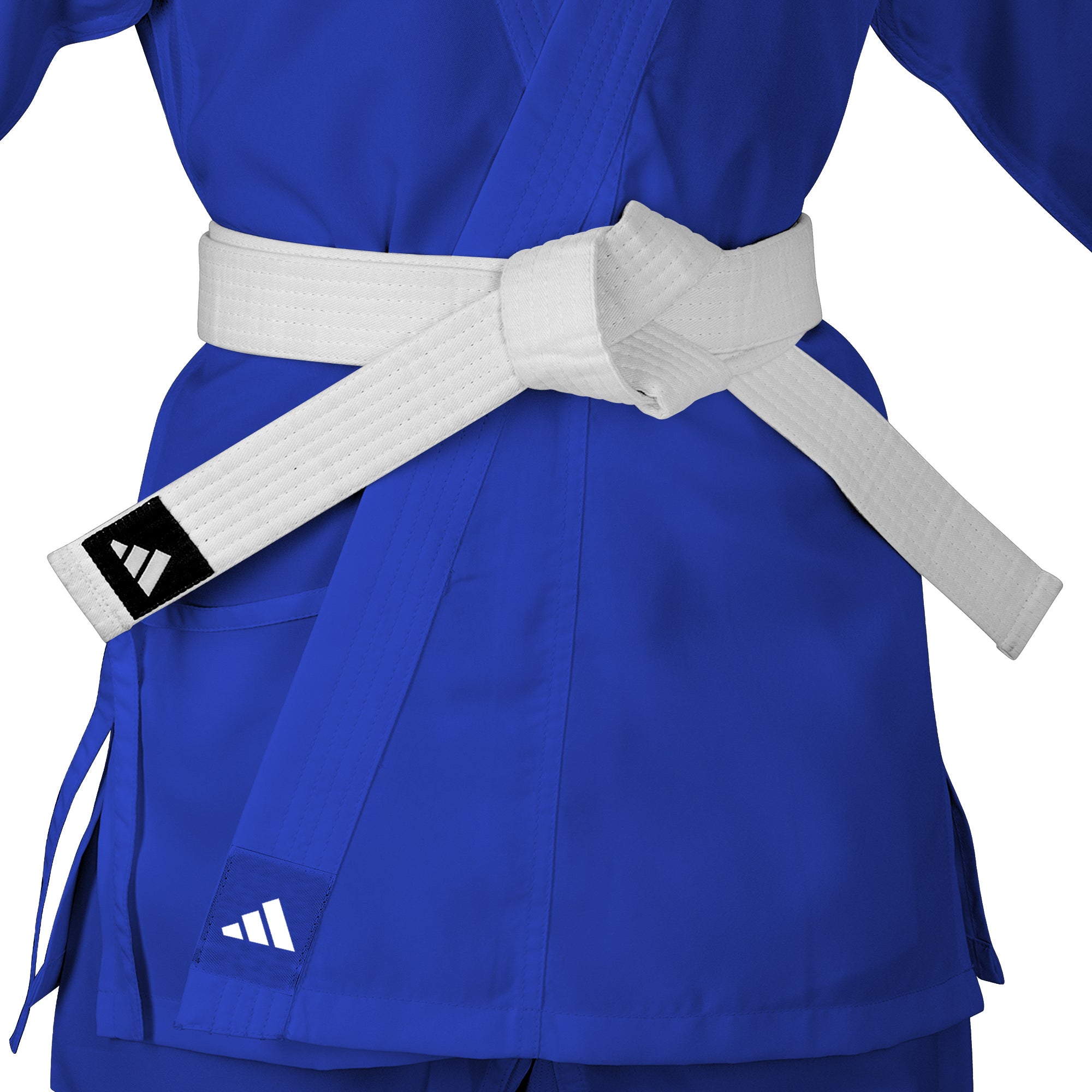 adidas Blue Karate Student Uniform Ultralight, Traditional Crossover, K150
