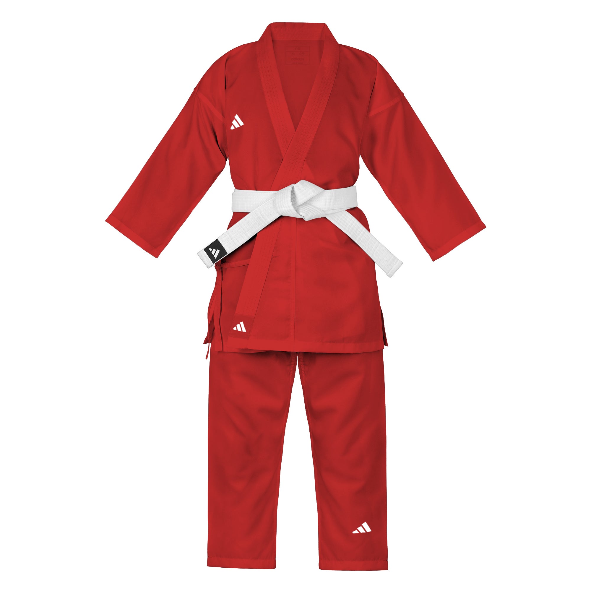 adidas Red Karate Student Uniform Ultralight, Traditional Crossover, K150