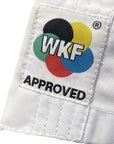 adidas White Karate Student Uniform Ultralight, Traditional Crossover, WKF Approved, K150