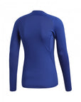 Blue long sleeved adidas rashguard.