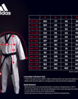 adidas Adi-Lady Taekwondo Uniform for Women with 3 Stripes