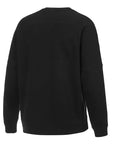 Black sweater with long sleeves for taekwondo community.