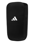 Black bag with white Adidas logo, for training in combat sports.