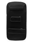 Black bag with two straps, suitable for combat sport training.