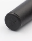 Close-up of a black Adidas jump rope highlighting the design details.