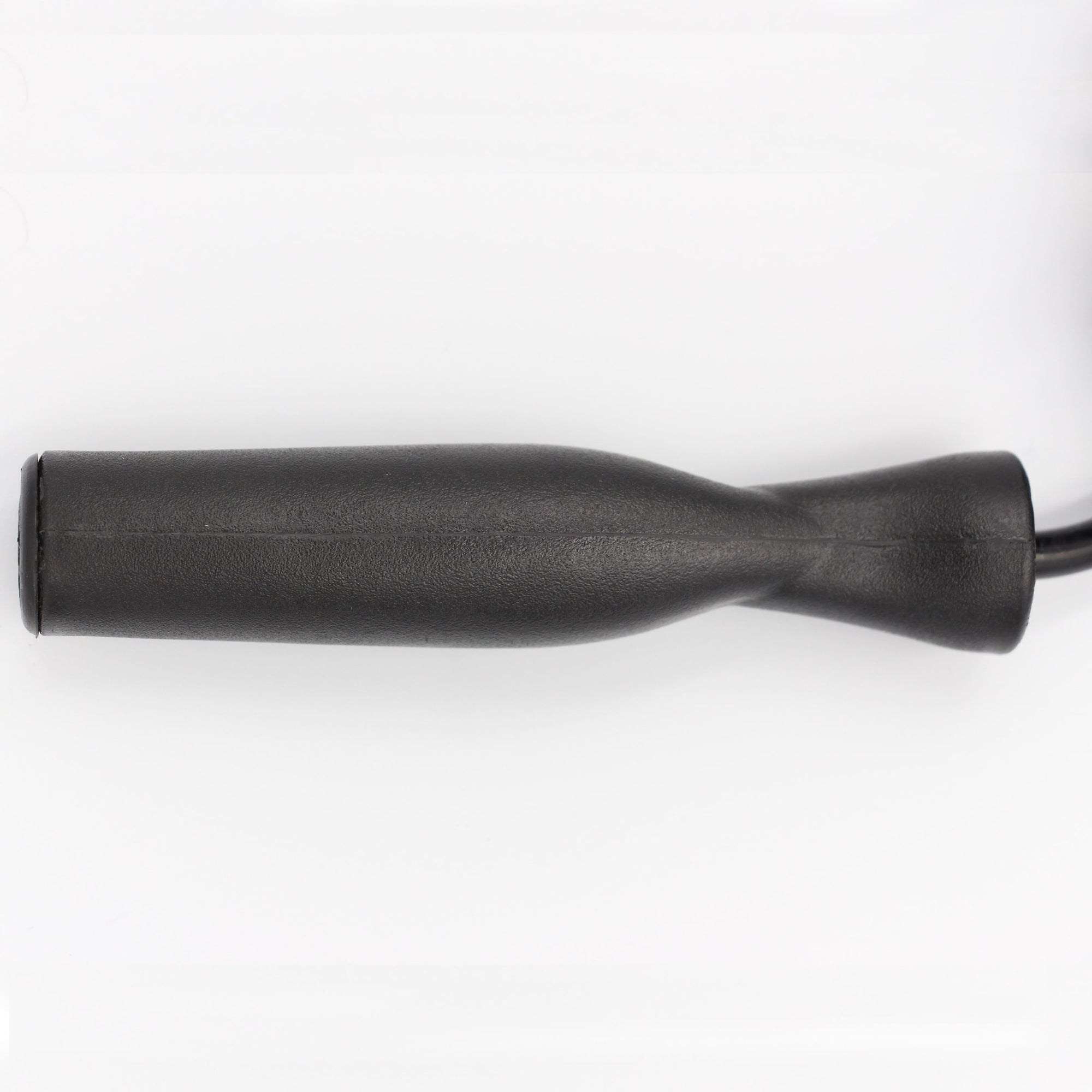 Black handle with a black cord.