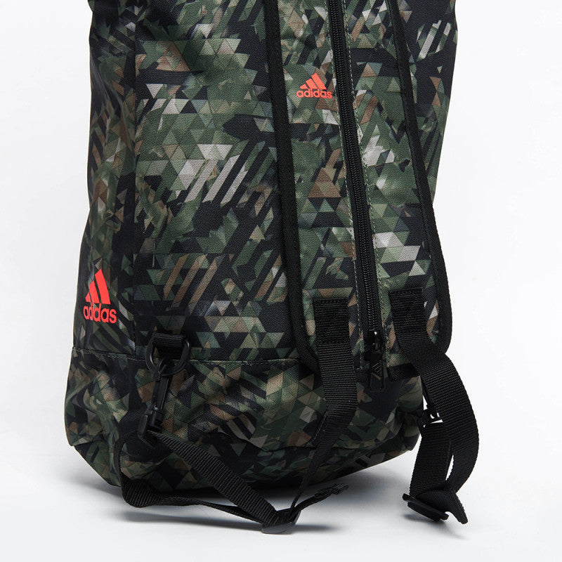 Backpack with black strap, part of boxing bags collection.