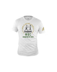 White shirt with green text, adidas WBC Heritage Boxing T-Shirt, size S.
