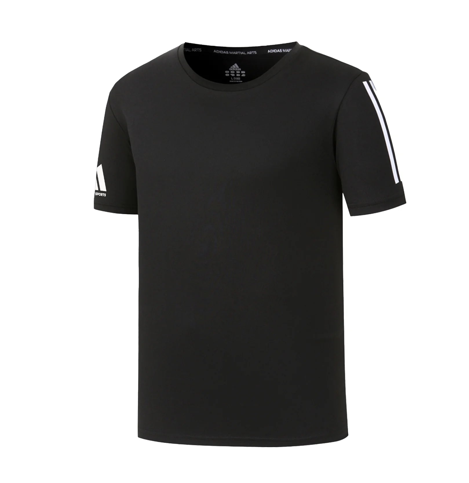 adidas Combat Sports Performance DriFit T-Shirt with 3 Stripes