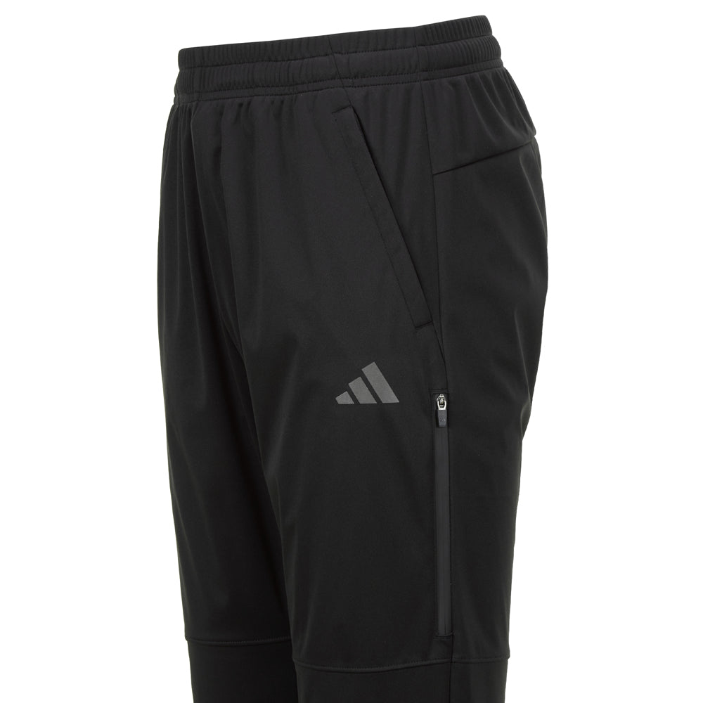 Black shorts with side logo from adidas Men's Hydrosuit adiSS23 collection.