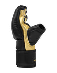 Black and gold boxing glove for GRAPPLING 350.