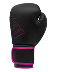 Black and pink boxing glove, Adidas Hybrid 80.