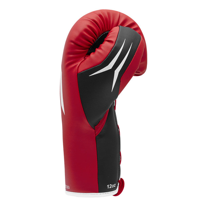 Red and black boxing glove, 18 oz lace-up Tilt 350 PRO.