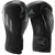 Pair of Black and Mat Black boxing gloves with gold detail, 14 oz.