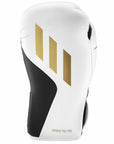 A white and Mat Black boxing glove, 8 oz.