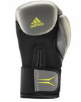 Black and grey boxing glove for training.