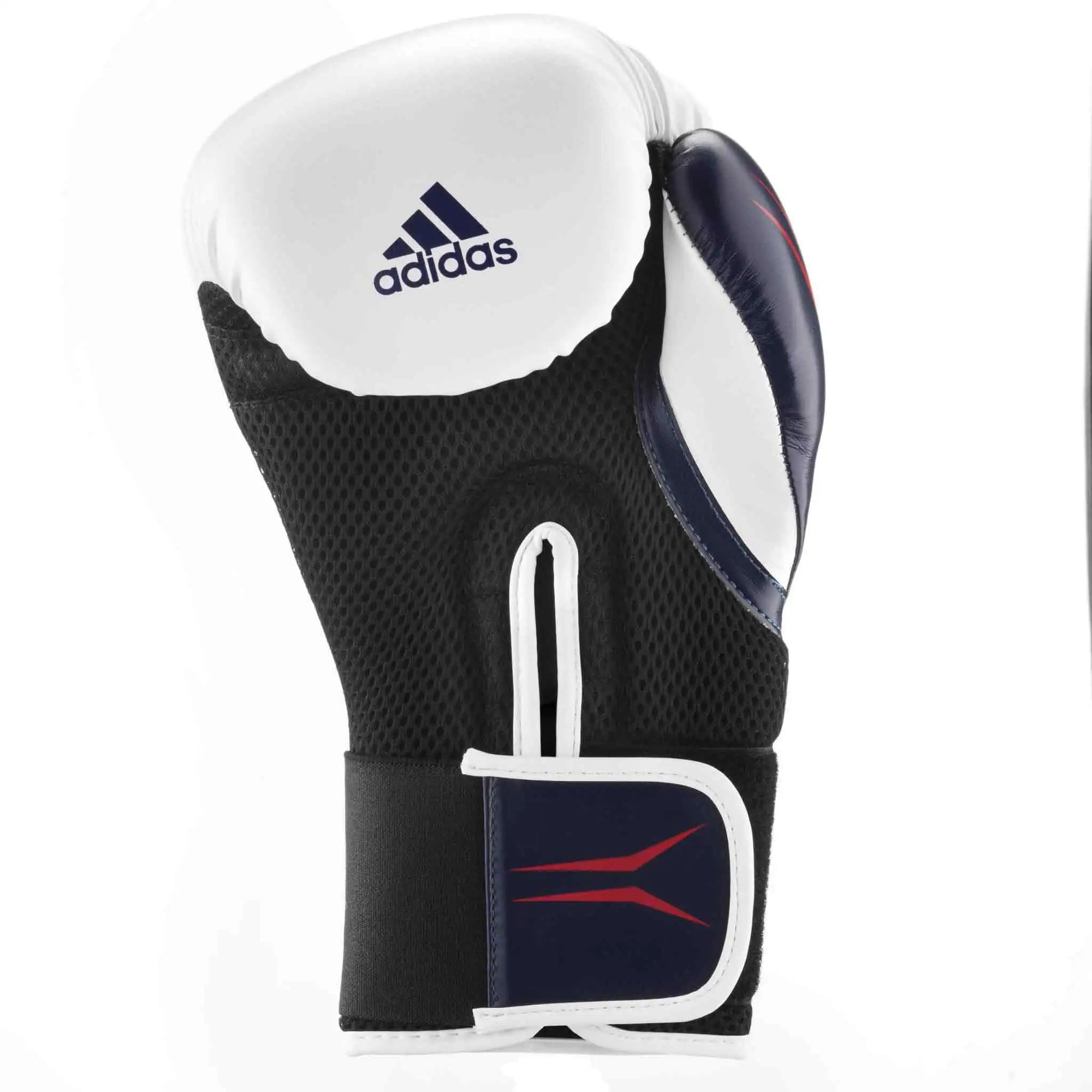 A Grey 3 and Mat Black boxing glove on a white background, 12 oz.