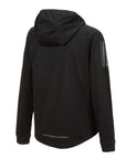 Black jacket with hood, part of adidas Men's Hydrosuit collection.