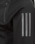 Close-up of black jacket in medium size for boxing.